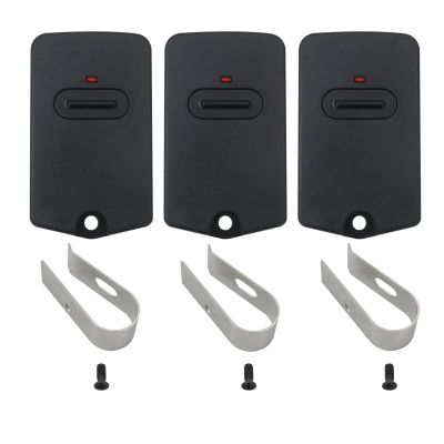 3 Pack RB741 Remote Control Transmitter Replacement Fit for Mighty Mule: MM371W, MM372W, MM560, Replace RB742, RB743, RB744, FM135, FM135PRO, FM136, FM137, with Visor Clip