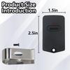 3 Pack RB741 Remote Control Transmitter Replacement Fit for Mighty Mule: MM371W, MM372W, MM560, Replace RB742, RB743, RB744, FM135, FM135PRO, FM136, FM137, with Visor Clip view 2