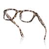 kimorn Blue Light Blocking Fashion Square Glasses, Anti Eyestrain Lens Lightweight Frame Eyeglasses for Men Women (White hawksbill) view 1
