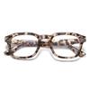 kimorn Blue Light Blocking Fashion Square Glasses, Anti Eyestrain Lens Lightweight Frame Eyeglasses for Men Women (White hawksbill) view 2