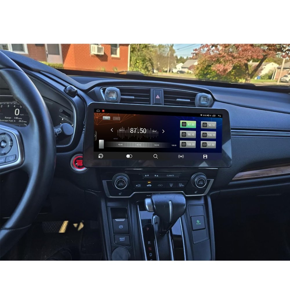 12.3" Android Car Stereo for Honda CR-V CRV 2017-2022 Wireless Apple Carplay Android Auto Car Radio Bluetooth Head Unit QLED Touch Screen 1920x720 GPS Navigation (4-64GB Pro)