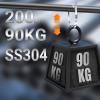 3.9 Inch 200pcs 304 Stainless Steel Zip Ties, 200LBS for Automotive Wiring, Exhaust Wrap, and Vehicle Maintenance (200PCS 3.9inch) view 3
