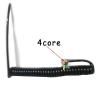 Telescopic Spiral Cable, 4 Core Telescopic Shield Spiral Cable 22AWG 0.3mm Square Spring Wire Copper Core(Stretch 6 Meter 4core 0.3mm Square) view 2
