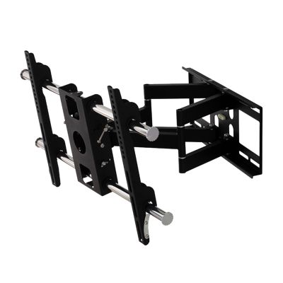 KOMFGT TV Double TV Ceiling Mount, Adjustable Height Telescoping Tilt and Swivel Bracket Fits 32-60 Inch TVs, Holds Two Screen TV Bracket0.7-1.3m