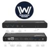WWT Universal USB C Laptop Docking Station Dual Monitors 5K/4K@60Hz with 65W Host Charging for Thunderbolt 4/3, USB-C Windows, OS, Chrome, Ubuntu 20.04,22.04(2HDMI, 2DP, 6USB 3.0, 1Gbps Net) view 2