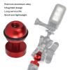 Zerodis Diving Light Ball Head, Aluminum Alloy Hard Coating Anodizing Single Ball Head Connecting Bracket Support for Diving Light Diving Flashlight Arm Camera Dive (Red) view 2