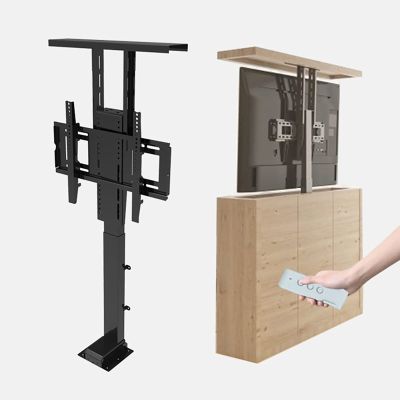 KOMFGT Adjustable TV Mount Bracket - for 42-70 Inch Electric TV Lift Stand - Telescopic Electric TV Lift - Can Be Hidden in A Cabinet Motorized Tv Mount,Up to 60kg,Travel Less Than 4,680,1580MM