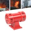 110V / 60Hz Industrial Red Air Siren, 400W 140db Air Raid Horn, MS-490 Loud Industrial Electric Motor Driven Alarm Continuous Alarm Horn for Industry Factory view 2
