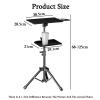 Laptop Floor Stand,Liftable Aluminum Alloy Workbench,Portable Projector Floor Stand,Suitable for Home Outdoor Office view 2