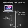 Laptop Floor Stand,Aluminum Alloy Bracket Adjustable Computer Stand,Portable Vertical Workbench,for Home Outdoor Office view 3