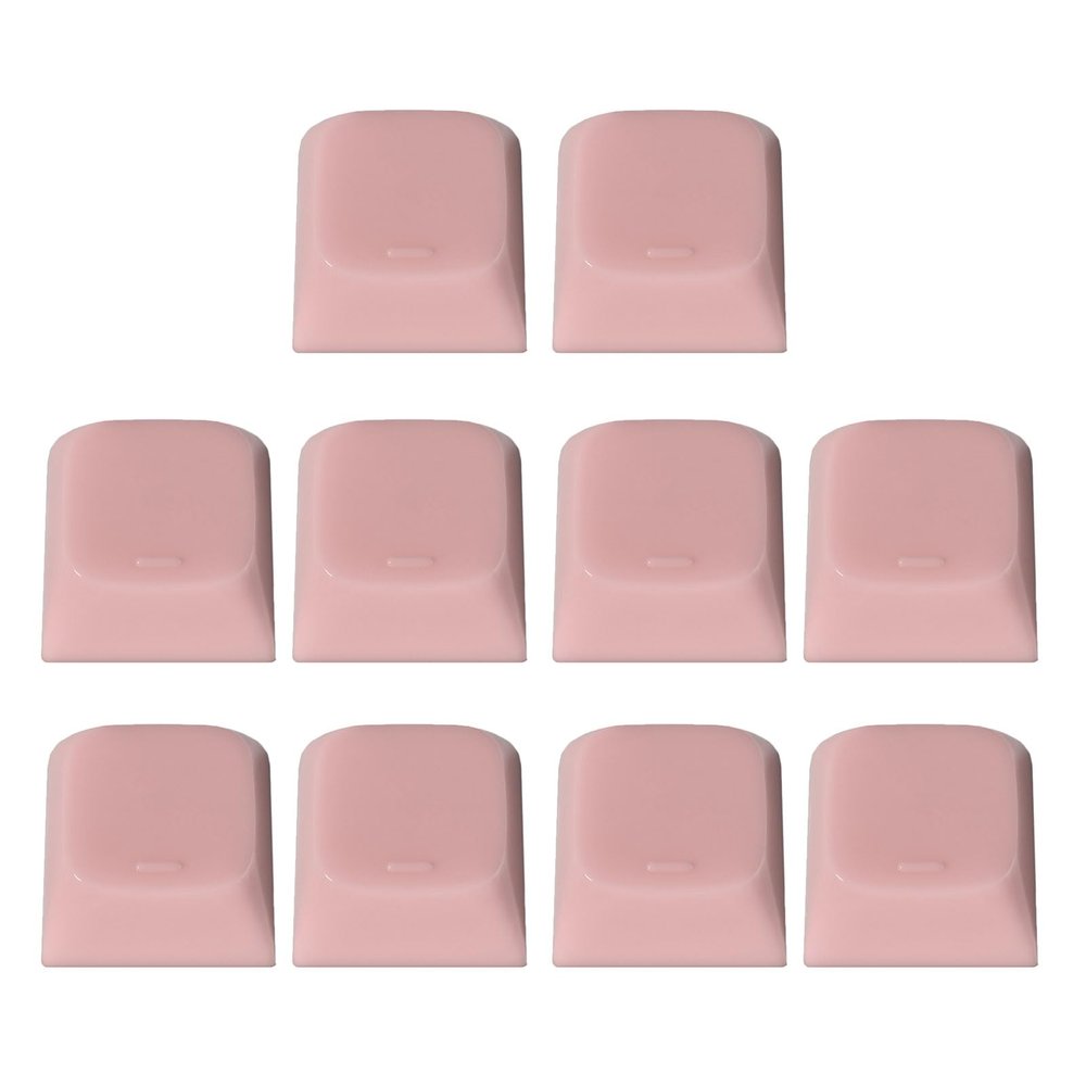 10pcs Jelly Keycaps Features Blind Dots Identification for Gaming and Programming Mechanical Keyboards PC Keycaps for Gaming