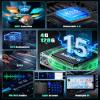 Android 15 4+128G Car Stereo for Mazda 3 2009 2010 2011 2012 2013 with Wireless Carplay Android Auto, 9 Inch Incell Touchscreen Head Unit Bluetooth 5.0 GPS WiFi FM/RDS SWC Backup Camera & MIC view 3