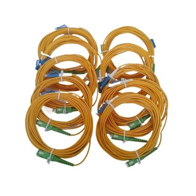 10-Pack Fiber Optic Cables SC/APC to LC/UPC Single Mode Single core 2 mm(10PCS 300CM-SCAPC-LCUPC)