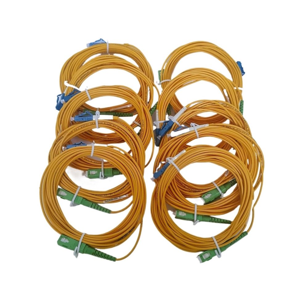 10-Pack Fiber Optic Cables SC/APC to LC/UPC Single Mode Single core 2 mm(10PCS 300CM-SCAPC-LCUPC)