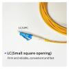 10-Pack Fiber Optic Cables SC/APC to LC/UPC Single Mode Single core 2 mm(10PCS 300CM-SCAPC-LCUPC) view 3