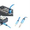 1/2/3M 3.5mm to 6.35mm Adapter Aux Cable Male to Male 1/8 to 1/4 Stereo Cable(Blue,300cm) view 4