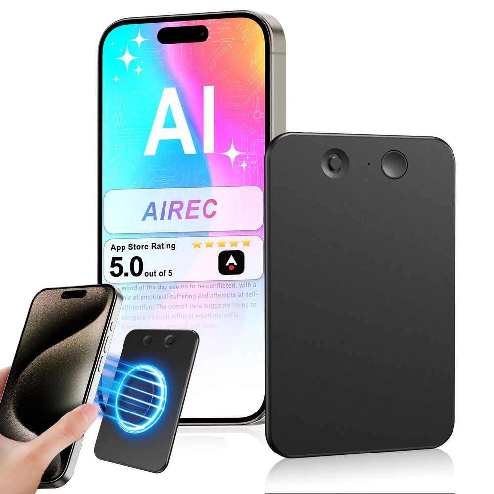 AI Voice Recorder,64GB Note Voice Recorder with Transcribe,Mind Mapping & AI Summary,Digital Voice Recorder with App,Audio Recorder for Lectures,Phone Calls,Meetings,Interviews EtcBlack