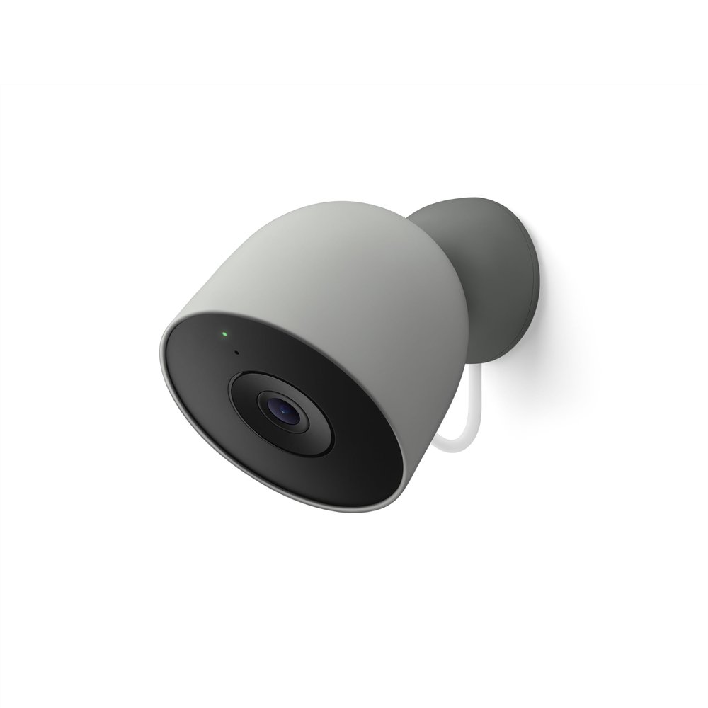 Google Nest Cam Outdoor (Wired, 2nd Gen) - Security Camera with 2K Video and Gemini, Night Vision, 2-Way Audio - Works with Google Home - 2025 Model - Hazel