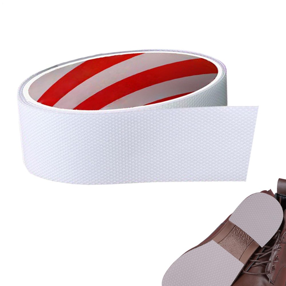 Anti Slip Sole Grips - Wear Resistant Shoe Covers, Tailorable Grip Protectors | Bathroom Shower Floor Safety Adhesive Pads, Non Rubber Cover Stickers