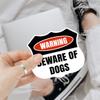3 Pcs Warning Beware of Dogs Sticker  Bold Security Sign Design Vinyl Decal Waterproof for Gate, Door, Window, Fence, Property  Gift for Dog Owners, Home Defenders (Normal, 2inch) view 3