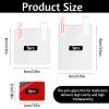 6 PCS Electrostatic Film for Dash Cam with 2 Sheets Double-Sided Adhesive Sticker Shield for Windshields Adhesive Clear Dash Cam Sticky Pads for Suction Cup Mounting view 2