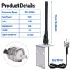 VHF Marine Radio Antenna VHF Antennas 156-163MHz Waterproof Boat Stubby Antenna with 16.4ft RG-58U Coaxial Cable,L Mount Bracket,U Bolt for Yacht Sailboat Eifagur view 4