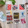 10 Pcs Class of 2026 Senior Stickers Pack Vinyl Waterproof Graduation Stickers, Decals for Laptop, Water Bottle, Scrapbook, High School & College Seniors 2026 (Senior 5, 7 Inch) view 2
