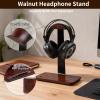 Vruelia Walnut Wood Headphone Stand with Pen Holder view 3