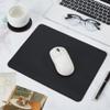 OLYCRAFT 3Pcs Black Dual-Sided Mouse Pad Cork Leather Rectangle Mouse Mats Soft Desk Pad Writing Mat Small Mice Pads Stitched Edges Coaster Mice Pads for Office Home Laptop Table - 11.8x9.5 Inch view 4