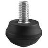 NovelGoal 3 Pcs Universal Rubber Tripod Feet, Anti-Slip Tripod Foot Spike with 3/8" Screw Detachable Support Pad for Camera Tripods Replacement Parts (3 Pcs) view 3