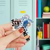 10 Pcs Class of 2026 Senior Stickers Pack Vinyl Waterproof Graduation Stickers, Decals for Laptop, Water Bottle, Scrapbook, High School & College Seniors 2026 (Senior 5, 2 Inch) view 3