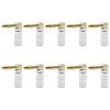 10PCS 4mm 90 Degree Banana Right Angle Gold-Plated Video Speaker Adapter Audio Banana Connectors(10 Black) view 1