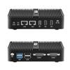 HYSTOU Industrial PC, Dual Nic Mini PC N100 8GB DDR4 256GB SSD Fanless Mini PC for Industrial Home view 1
