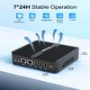 HYSTOU Industrial PC, Dual Nic Mini PC N100 8GB DDR4 256GB SSD Fanless Mini PC for Industrial Home view 4