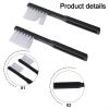 2 Pack Anti-Static Carbon-Fiber Stylus Cleaning Brush For Turntable Record Needles, Removes Dust Dirt Oil, Preserves Sound Quality, Phonograph Needle Brush view 2