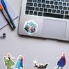 50pcs Frozen Cartoon Stickers for Girl Water Bottle, Cute Disney Princess Waterproof Decal for Teen Kids Travel Case, Laptop, Guitar, Skateboard, Phone, Computer, Bike, Notebook, Helmet view 2