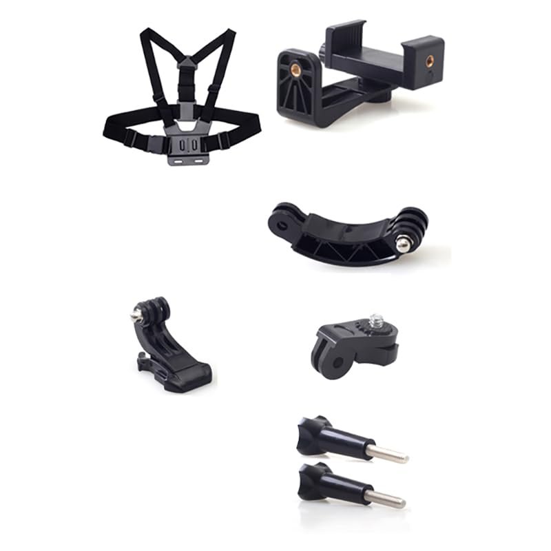 Chest Phone Holder with First Person Perspective for Outdoor Live Streaming, Fishing, and Sports Cameras GoPro (D)