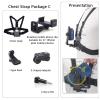 Chest Phone Holder with First Person Perspective for Outdoor Live Streaming, Fishing, and Sports Cameras GoPro (C) view 2