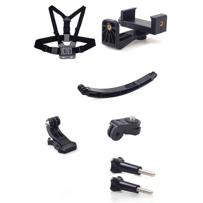 Chest Phone Holder with First Person Perspective for Outdoor Live Streaming, Fishing, and Sports Cameras GoPro (F)