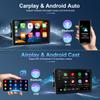 10" Car Stereo Radio with Wireless Carplay Android Auto Screen Car Stereo 10" HD Touch Screen Navigation Radio Vedio Player Bluetooth WiFi for Dodge-Nitro(2007-2011) view 3
