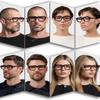 AIEYEZO Fashion Square Blue Light Glasses for Men Women Retro Thick Frame Blue Light Blocking Computer Glasses (Transparent) view 2