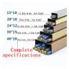 Cord Cover,Cord Covers for Wires on Floor, 1m Floor Cable Protector, Square Stainless Steel Wire Hider Cover,Self-Adhesive(A,80x40mm) view 3