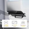 monTEK Adjustable Laptop Tray for Monitor Arm & Stand, Universal VESA Mount Laptop Holder 1218, Fits Thick Gaming Laptops, Heavy-Duty Steel up to 19.8lbs, VESA 75x75/100x100 Office/Studio/Gaming view 2