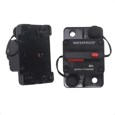 1PCS Car Fuse Holde 30A-300A AMPCircuit Breaker Fuse Reset 12-48V DC Waterproof Fuse Box Fuse Car Fusibles Amplificador(200A)