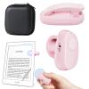 Resptasski Finger Ring Kindle Page Turner Remote, Rechargeable Wireless Clicker for Kindle Paperwhite, E-Readers & Camera, Perfect for Hands-Free Reading Anywhere, Bed, Treadmill Reading (Pink) view 1
