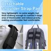 2 Pieces Shoulder Strap Padding Pad for Backpack, Camera, Laptop, Messenger, Laptop, Messenger and Guitar, Comfortable and Adjustable view 4