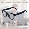 AI Smart Glasses, Anti Blue Light Bluetooth Translation Glasses with 164 Hands-Free Calls & Audio Multifunctional Smart Sunglasses for Men Women Travel Trade Business (KL01-Black-Color-Change-Lens) view 4