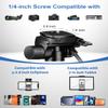 JOILCAN 67" Phone iPad Tripod, Professional Camera Tripod Stand for Tablet iPhone with 2-in-1 Holder & Carry Bag, Extendable Travel Tripod for Cellphone Camera Video Recording Live Stream Vlogging view 3