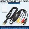 ASHATA CVBS S Video to USB Video Converter, 1080P NTSC PAL AV USB Video Capture Card Device, Support Sound, Capture, Recording, Playback, Plug and Play view 4