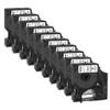 10PK 12mm D1 Label Tape Cassette Ribbon Compatible with 45013 45010 45016 45017 45018 45019 Replacement for LM160 Label Maker(Black on White) view 1